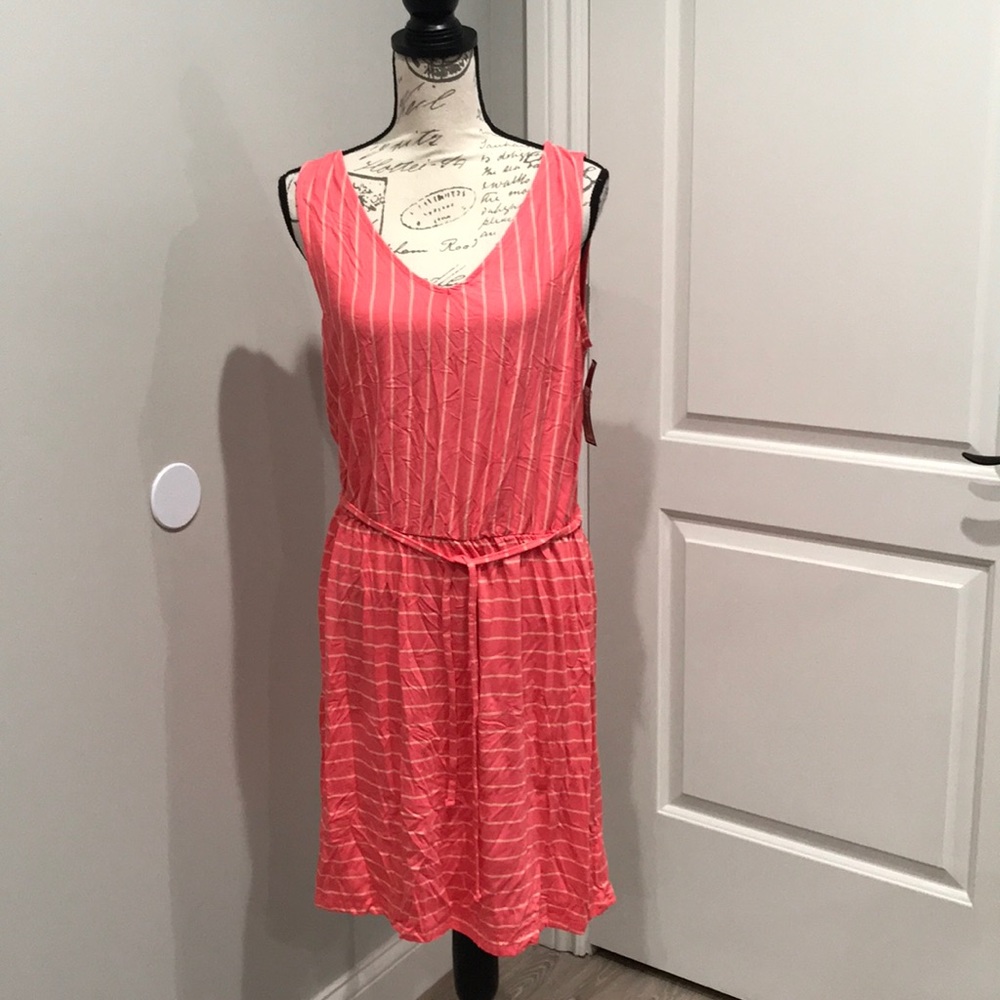 NWT Merona coral dress s large